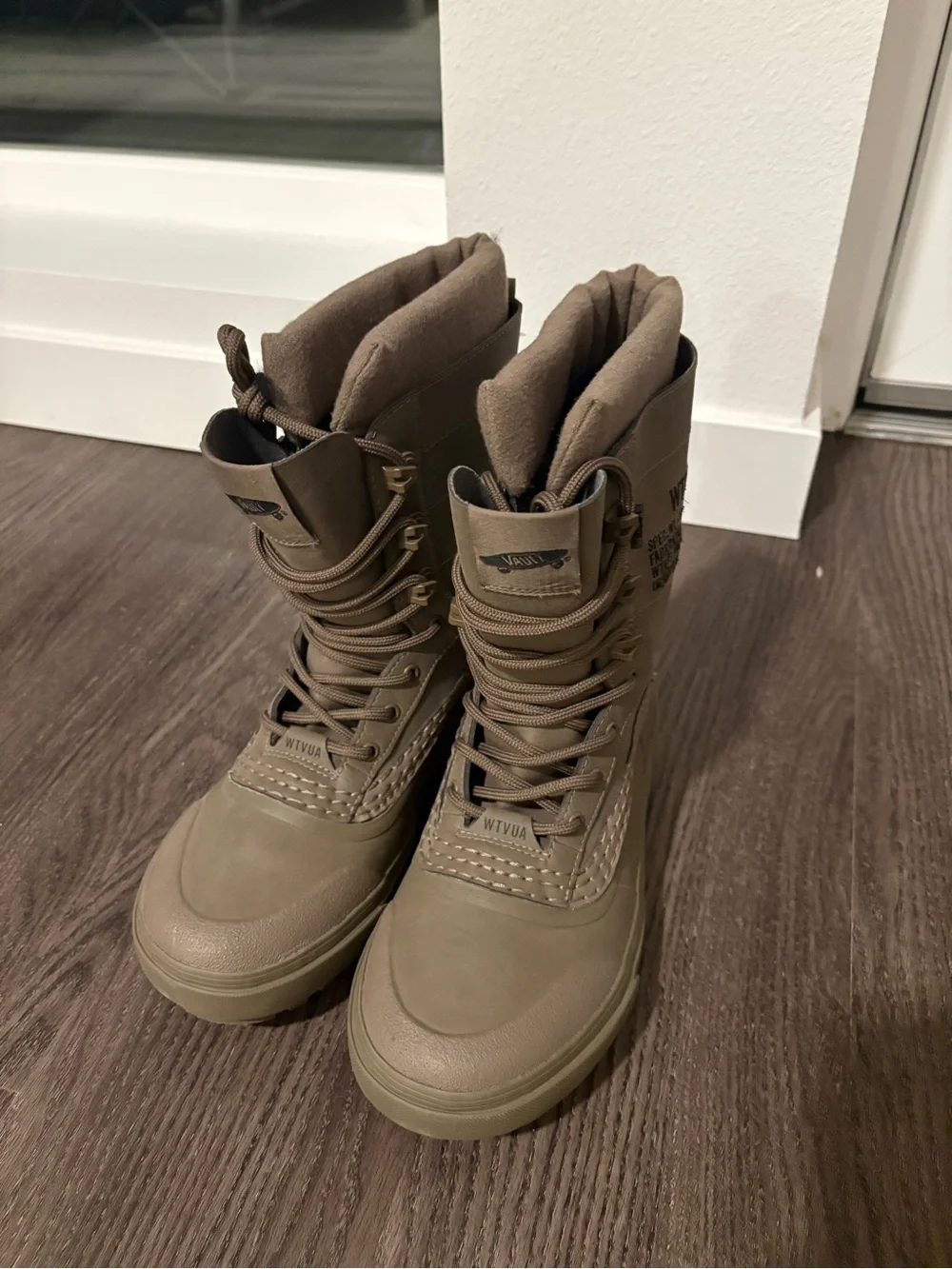 Vans X WTaps Olive Green High-Top Snow Boots